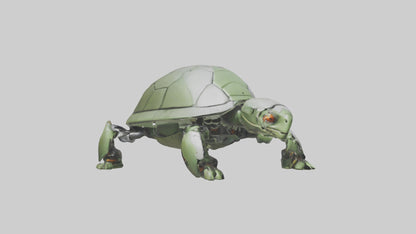 3D model Robot version of a turtle model VR / AR / low-poly
