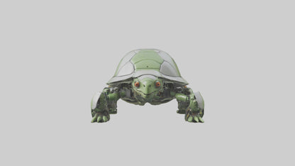 3D model Robot version of a turtle model VR / AR / low-poly
