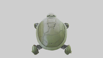 3D model Robot version of a turtle model VR / AR / low-poly