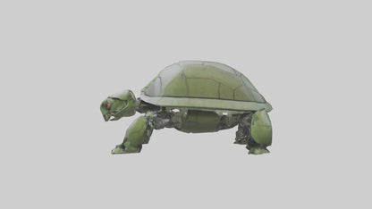3D model Robot version of a turtle model VR / AR / low-poly