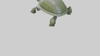 3D model Robot version of a turtle model VR / AR / low-poly