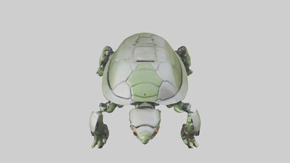 3D model Robot version of a turtle model VR / AR / low-poly