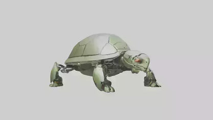 3D model Robot version of a turtle model VR / AR / low-poly