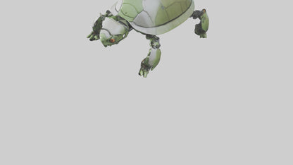 3D model Robot version of a turtle model VR / AR / low-poly