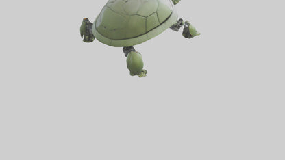 3D model Robot version of a turtle model VR / AR / low-poly