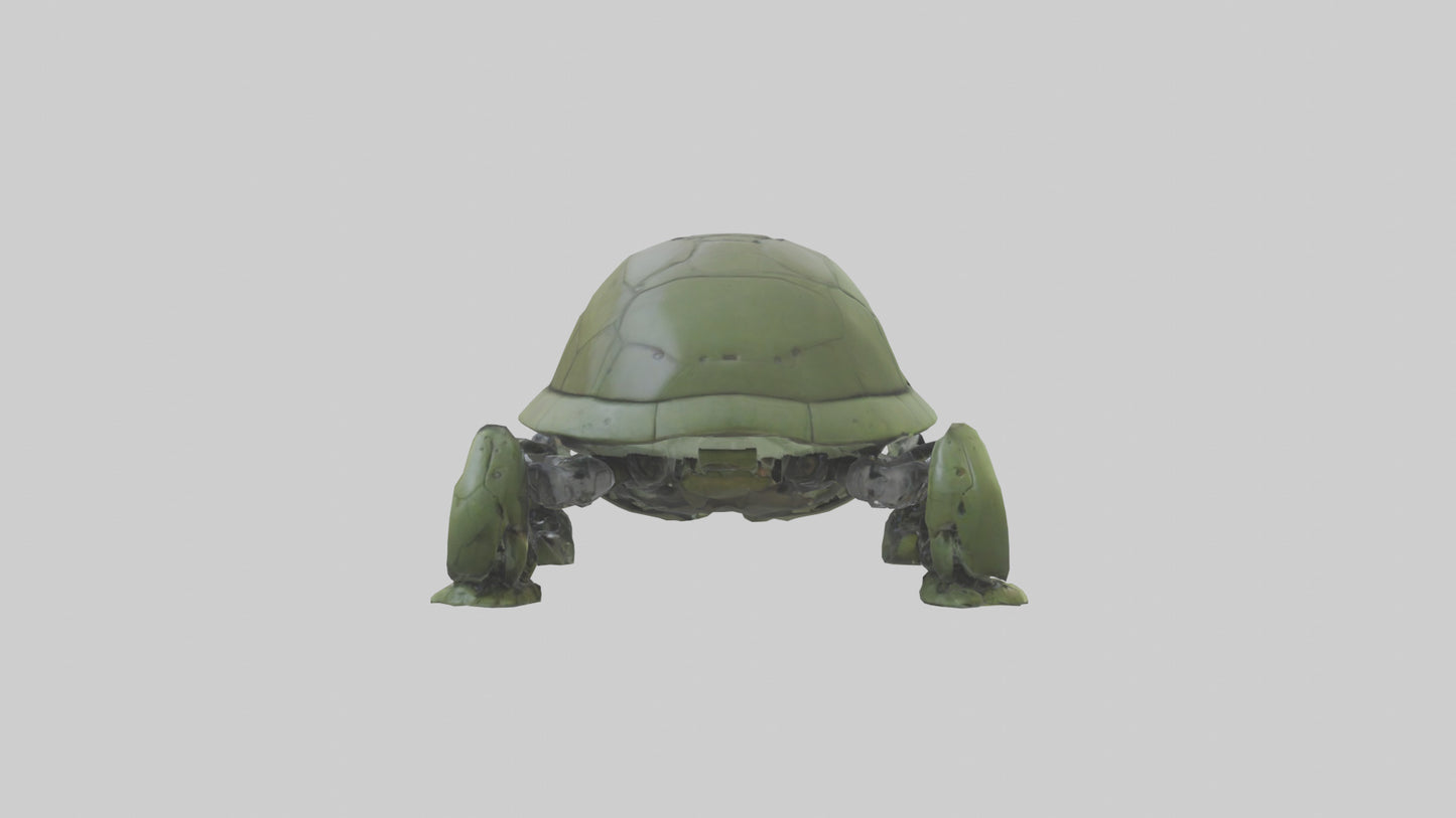 3D model Robot version of a turtle model VR / AR / low-poly