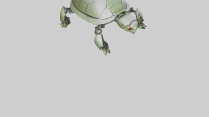 3D model Robot version of a turtle model VR / AR / low-poly
