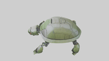 3D model Robot version of a turtle model VR / AR / low-poly