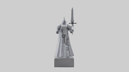 Robotic Knight statue model 3D model