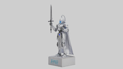 Robotic Knight statue model 3D model