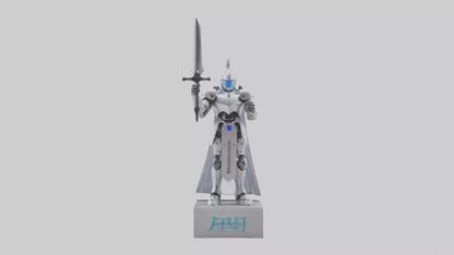 Robotic Knight statue model 3D model