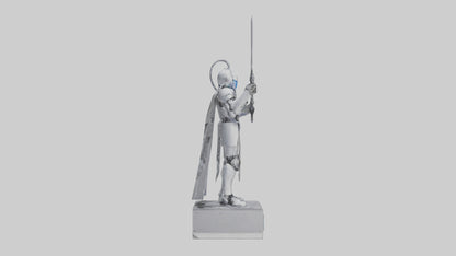 Robotic Knight statue model 3D model