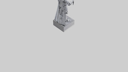 Robotic Knight statue model 3D model