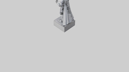 Robotic Knight statue model 3D model