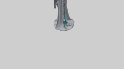 Robotic Sorceress statue model 3D model