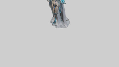 Robotic Sorceress statue model 3D model