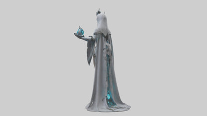 Robotic Sorceress statue model 3D model