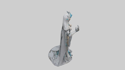 Robotic Sorceress statue model 3D model