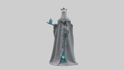Robotic Sorceress statue model 3D model