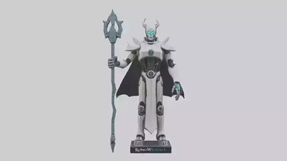 3D model RoboWarlock statue model VR / AR / low-poly
