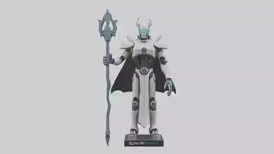 3D model RoboWarlock statue model VR / AR / low-poly