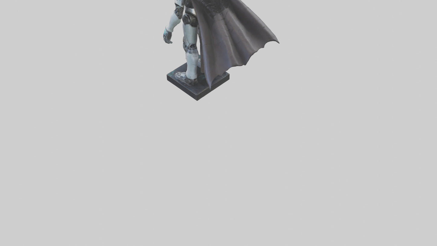 3D model RoboWarlock statue model VR / AR / low-poly