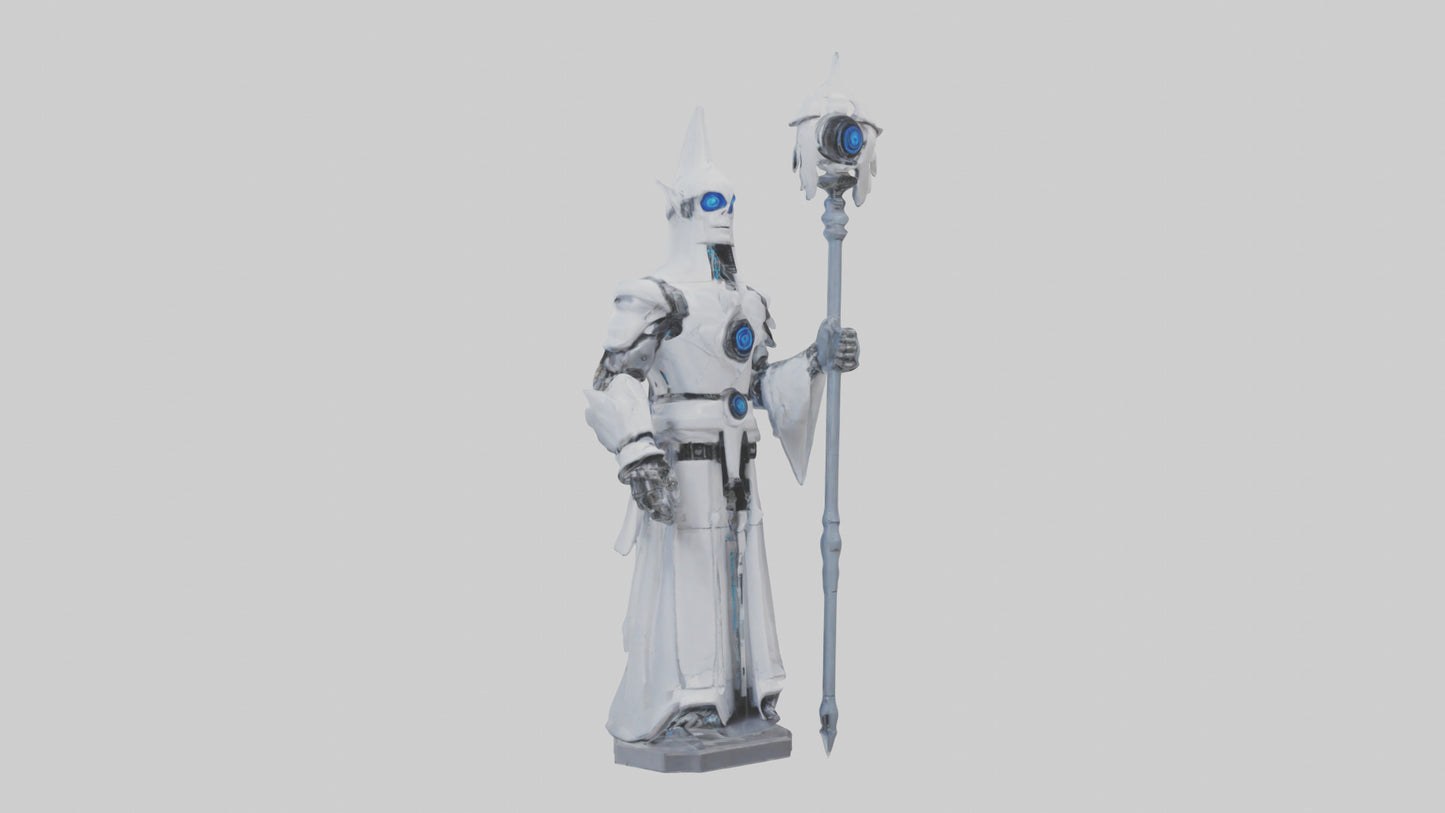 RoboWizard statue model 3D model