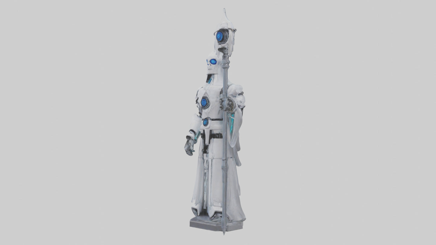 RoboWizard statue model 3D model