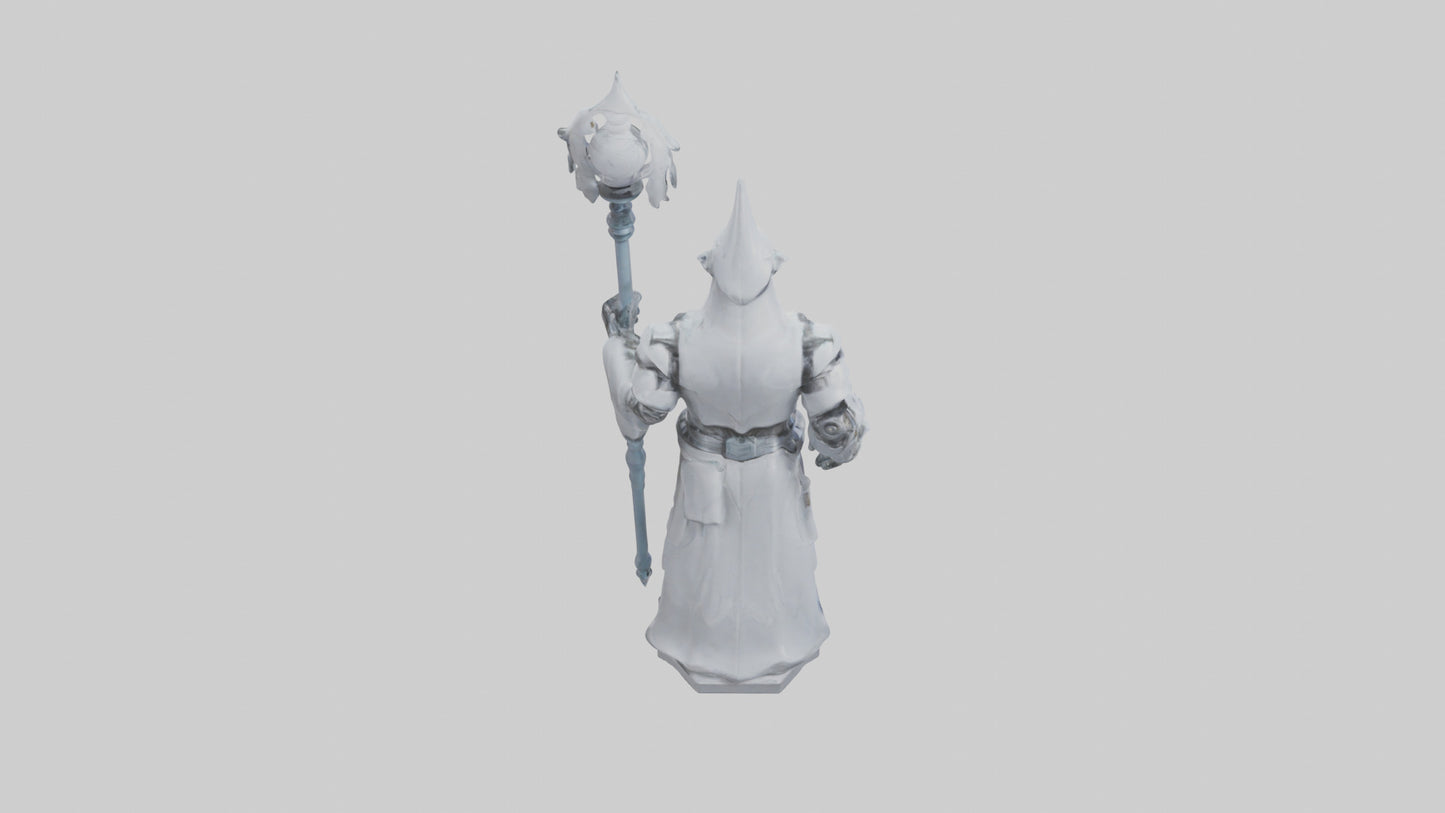RoboWizard statue model 3D model