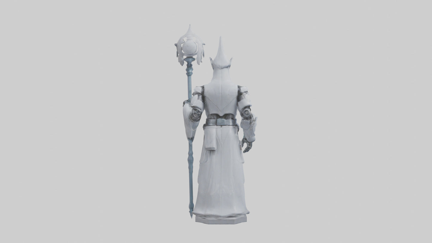 RoboWizard statue model 3D model