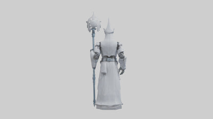 RoboWizard statue model 3D model