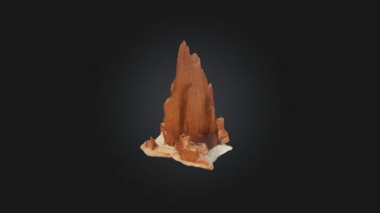 3D model Rock Formation VR / AR / low-poly