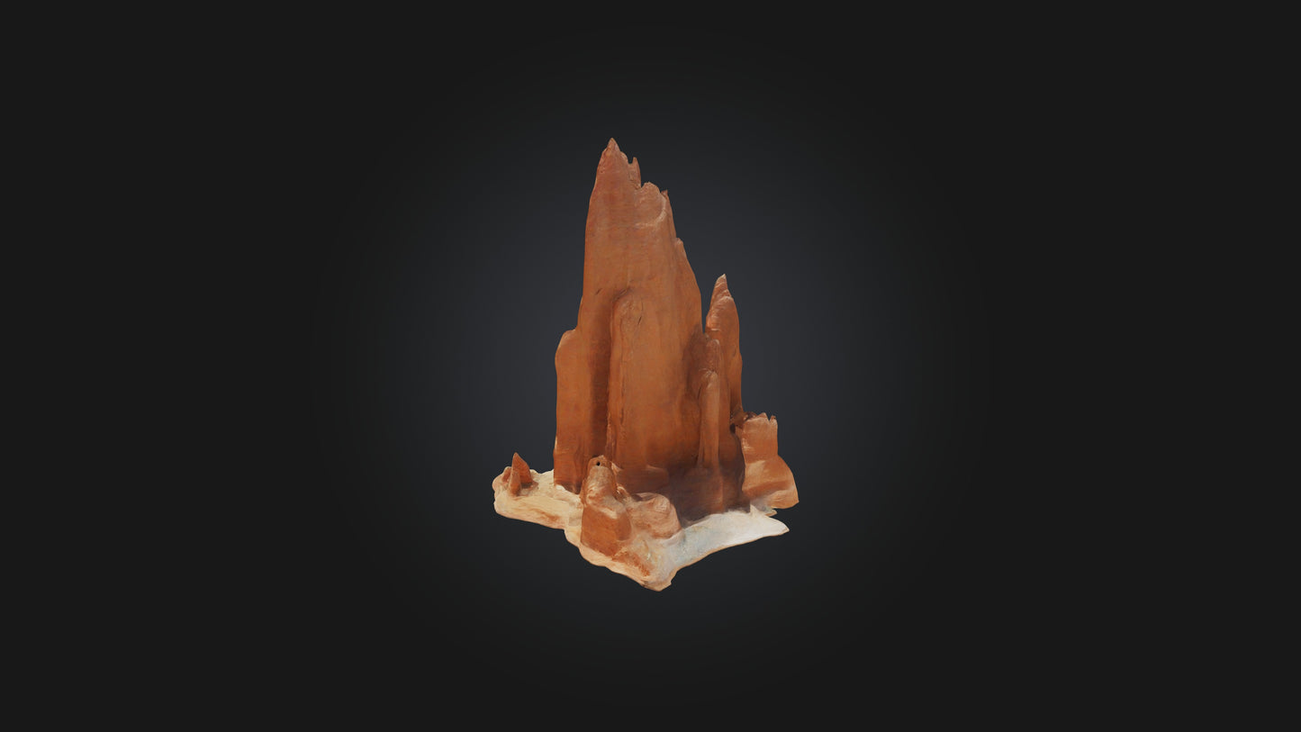 3D model Rock Formation VR / AR / low-poly