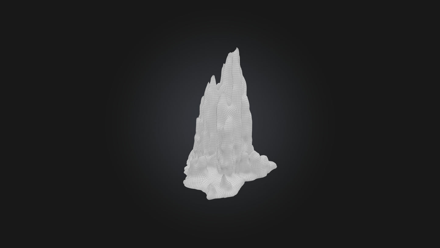 3D model Rock Formation VR / AR / low-poly
