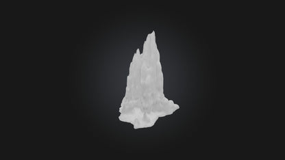 3D model Rock Formation VR / AR / low-poly