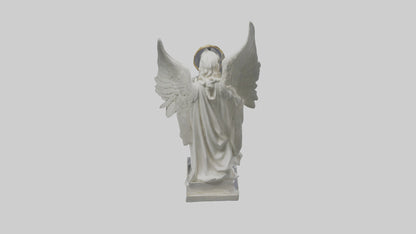 3D model Rockefeller angel statue model VR / AR / low-poly