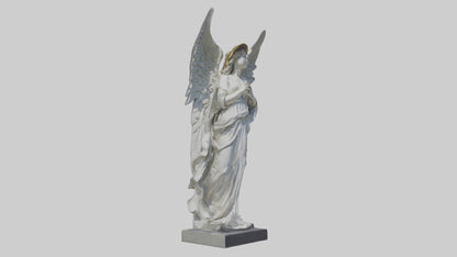 3D model Rockefeller angel statue model VR / AR / low-poly