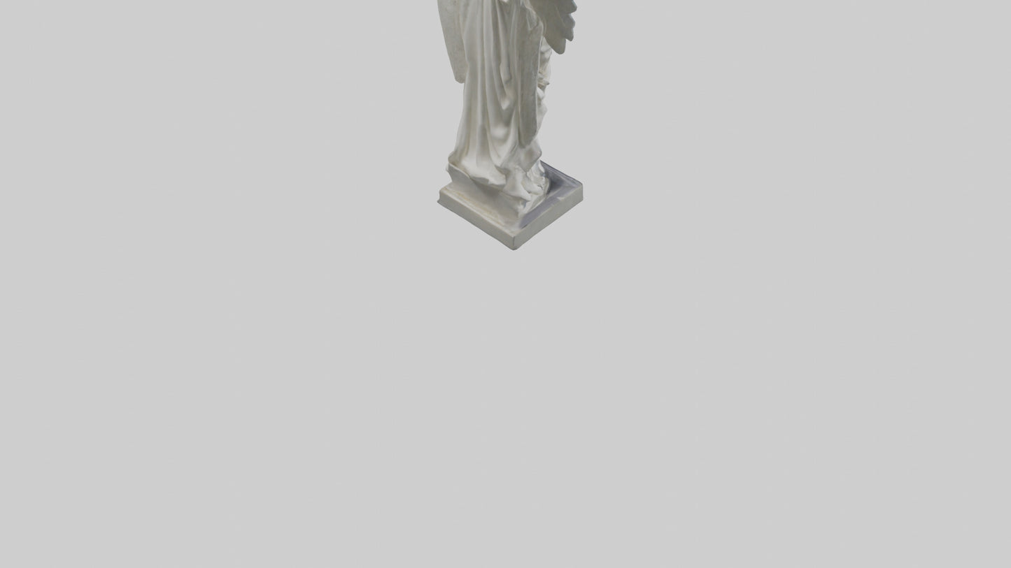 3D model Rockefeller angel statue model VR / AR / low-poly