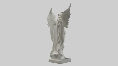 3D model Rockefeller angel statue model VR / AR / low-poly