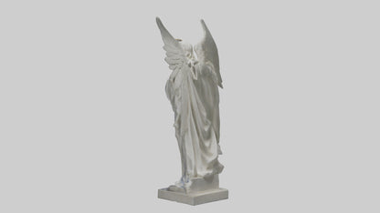 3D model Rockefeller angel statue model VR / AR / low-poly