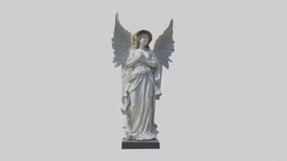 3D model Rockefeller angel statue model VR / AR / low-poly