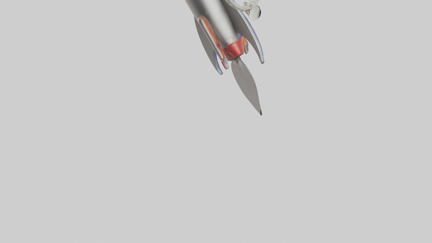 3D model Rocket keychain model VR / AR / low-poly