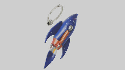 3D model Rocket keychain model VR / AR / low-poly