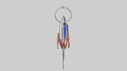 3D model Rocket keychain model VR / AR / low-poly