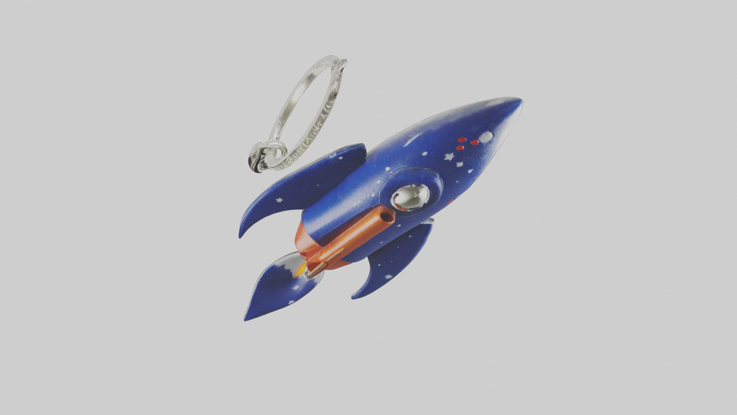 3D model Rocket keychain model VR / AR / low-poly
