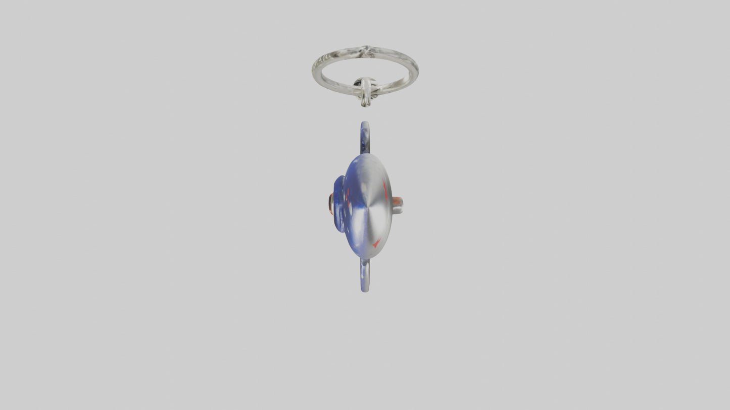 3D model Rocket keychain model VR / AR / low-poly