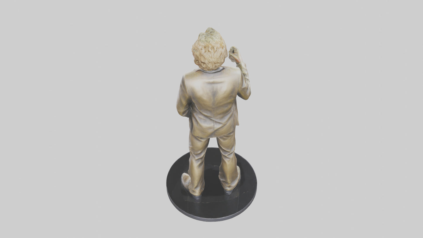 3D model Rod Stewart statue model VR / AR / low-poly