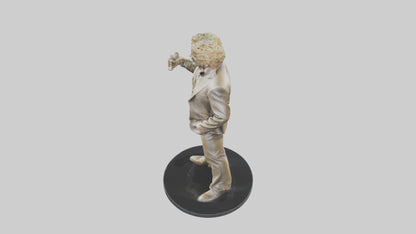 3D model Rod Stewart statue model VR / AR / low-poly