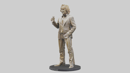 3D model Rod Stewart statue model VR / AR / low-poly