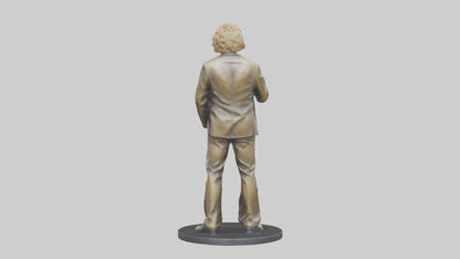 3D model Rod Stewart statue model VR / AR / low-poly